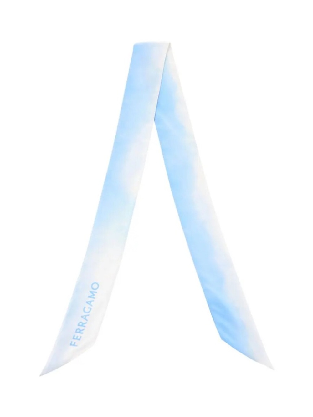 BNWT Ferragamo Tie Die Light Blue Bandeau 🩵